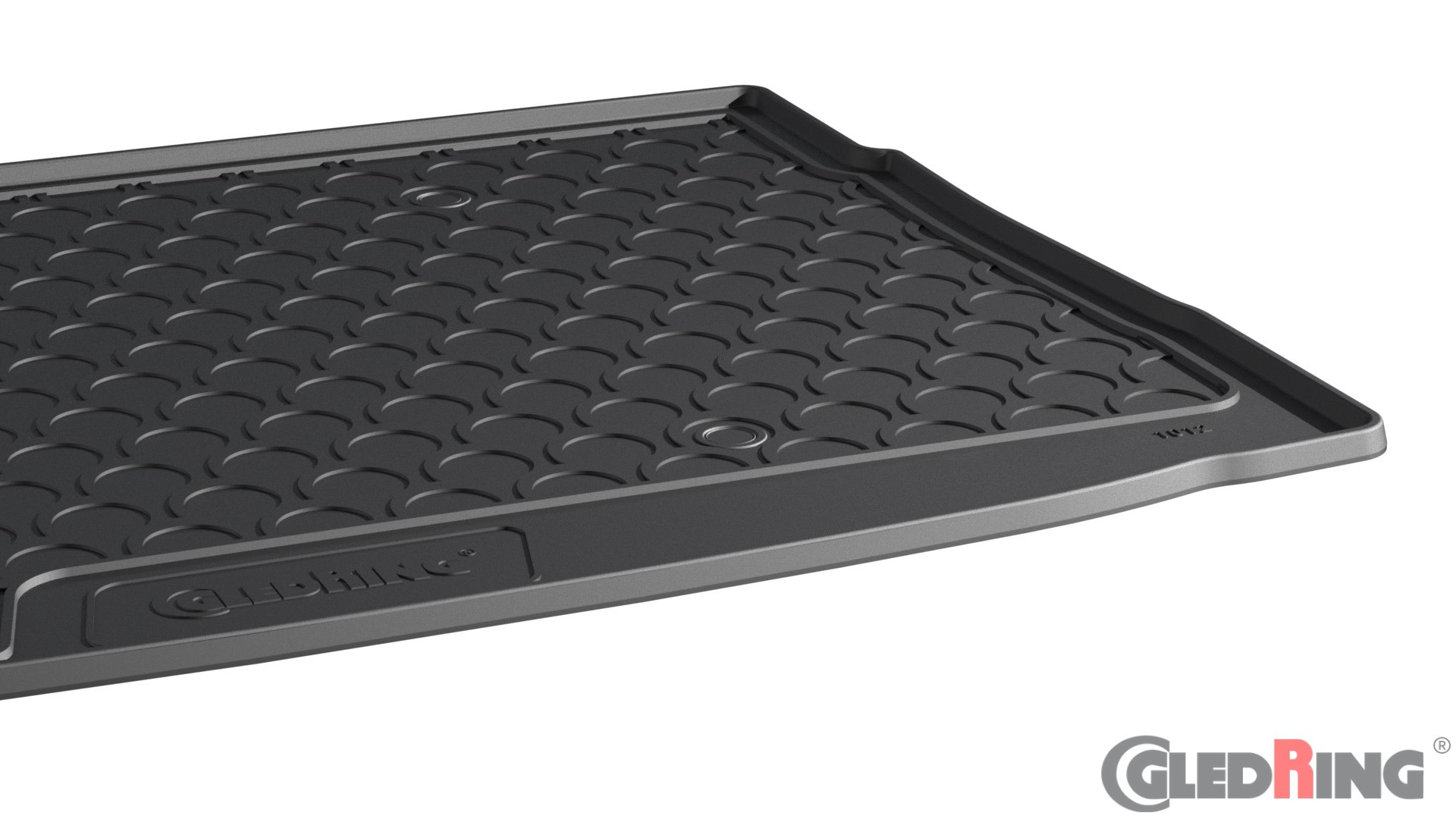 Original Gledring Premium Gummi Kofferraummatte - VOLKSWAGEN Golf 8 HB (Oberer variabler Boden) 2020->